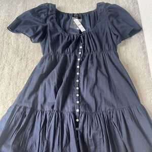 JCrew Navy Blue Dress Swim Cover